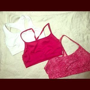 Three Champion Sports Bras